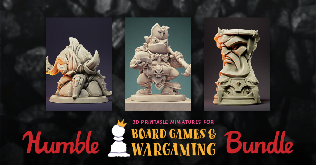 Humble 3D Printable Miniatures for Board Games & Wargaming Bundle