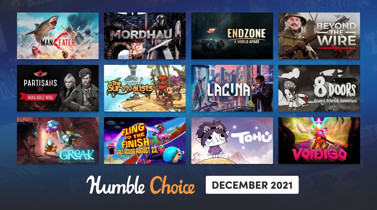 Humble Choice December 2021 Bundle Scan