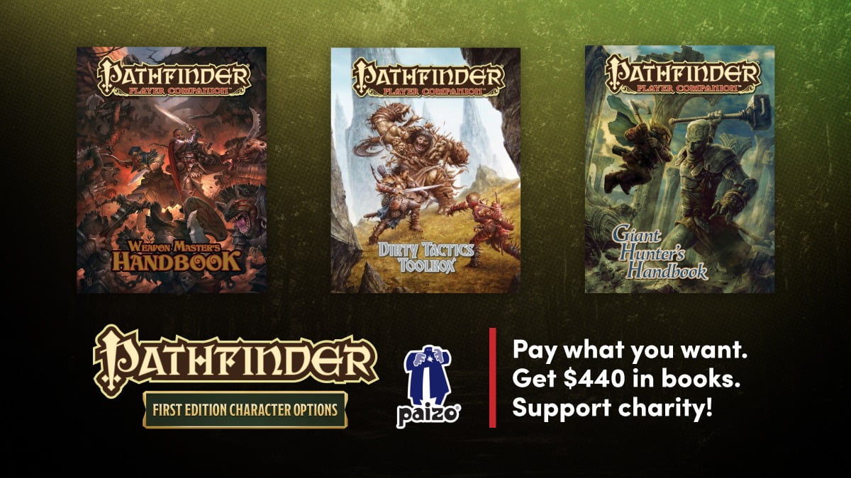 Become a Pathfinder Master with Humble RPG Bundle