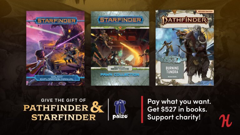 Give the Gift of Pathfinder and Starfinder by Paizo Bundle