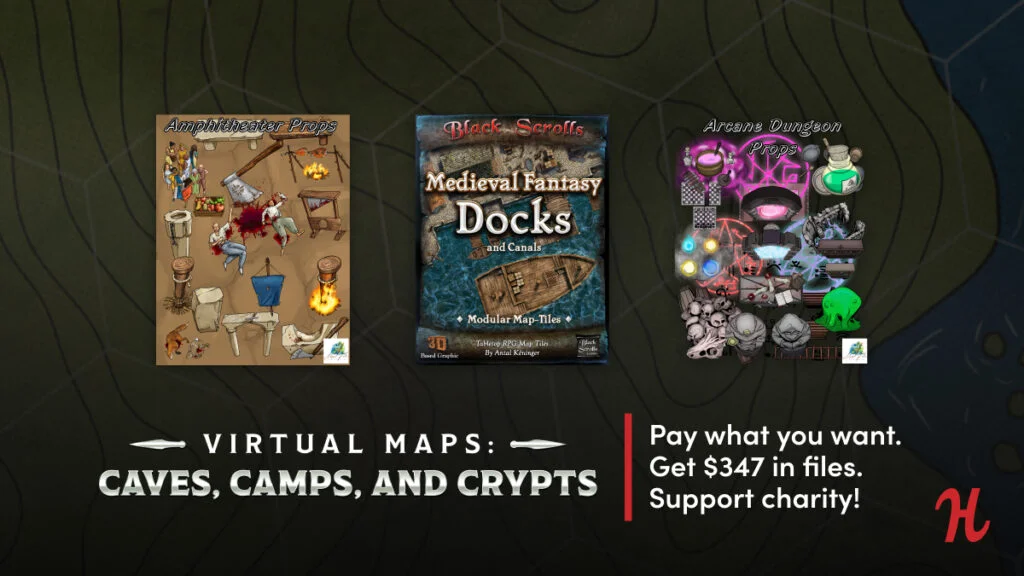 Virtual Maps : Caves, Camps, and Crypts Bundle