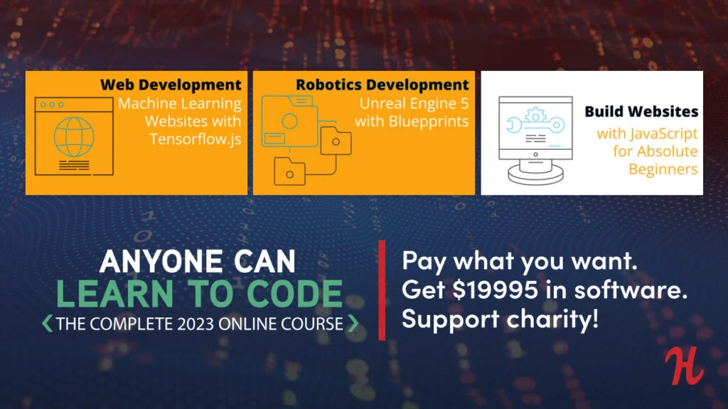 Anyone Can Learn to Code - The Complete 2023 Online Course Bundle