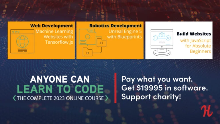 Anyone Can Learn to Code - The Complete 2023 Online Course Bundle